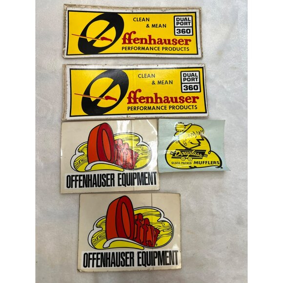 Vintage 1970’s Offenhauser Equipment Decal Stickers *Hot Rod Racing* - Picture 2 of 2